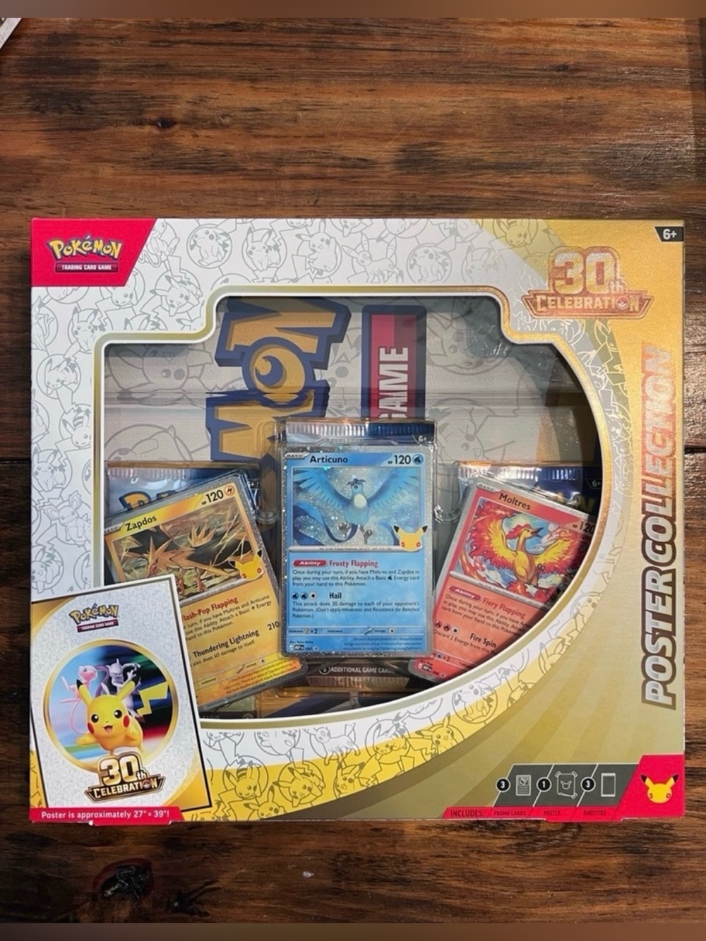 Authentic sealed Pokemon 30th Celebration Poster Collection